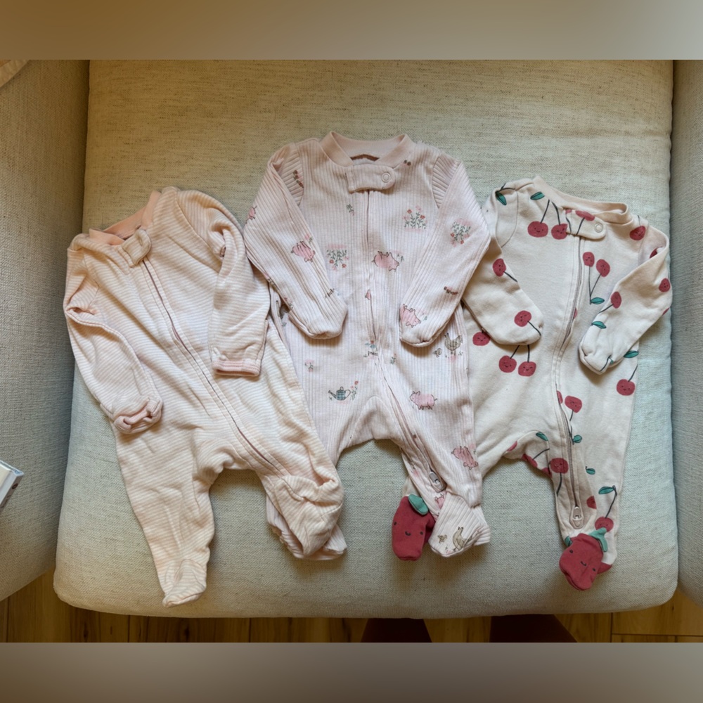 Carter’s One Piece Set’s, Sleep N’ Play, Newborn